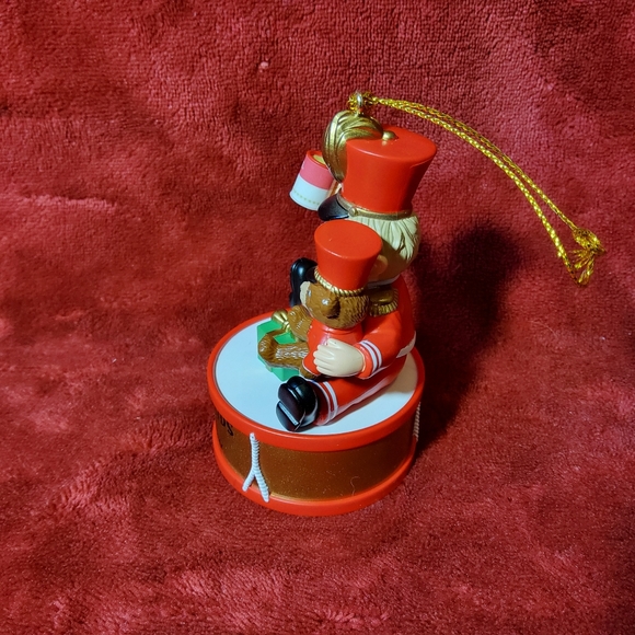 2003 Campbell Soup Kids 100th Birthday Drummer Boy Teddy Bear Christmas Ornament - Picture 4 of 8